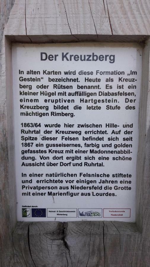 Gemuetlicher Ferienwohnung In Niedersfeld Bei Winterberg, Kostenloses Wlan מראה חיצוני תמונה